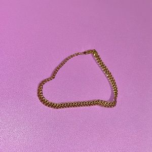 dainty gold chain bracelet